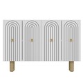 Consola, Olivia, Woise Bohem KM120, 120x75x29 cm, PAL , Alb