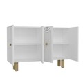 Consola, Olivia, Woise Bohem KM120, 120x75x29 cm, PAL , Alb