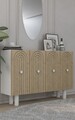 Consola, Olivia, Woise Bohem KM120, 120x75x29 cm, PAL , Stejar alb / safir