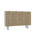 Consola, Olivia, Woise Bohem KM120, 120x75x29 cm, PAL , Stejar alb / safir