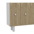 Consola, Olivia, Woise Bohem KM120, 120x75x29 cm, PAL , Stejar alb / safir