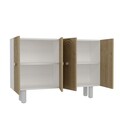 Consola, Olivia, Woise Bohem KM120, 120x75x29 cm, PAL , Stejar alb / safir