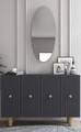Consola, Olivia, Woise Bohem KM120, 120x75x29 cm, PAL , Antracit