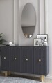Consola, Olivia, Woise Bohem KM120, 120x75x29 cm, PAL , Antracit