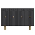 Consola, Olivia, Woise Bohem KM120, 120x75x29 cm, PAL , Antracit