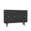 Consola, Olivia, Woise Bohem KM120, 120x75x29 cm, PAL , Antracit