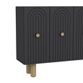 Consola, Olivia, Woise Bohem KM120, 120x75x29 cm, PAL , Antracit