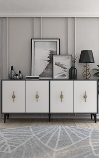 180x82 cm, Antracit;Alb