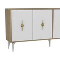 Consola, Olivia, Figora, 180x82 cm, PAL , Stejar Safir / Alb