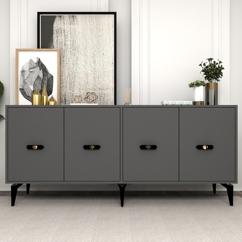 Consola, Olivia, Fly, 180x82 cm, PAL , Antracit