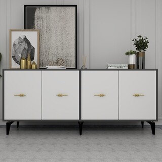 180x82 cm, Antracit;Alb