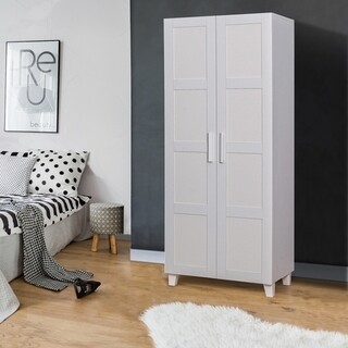 White, Dulap haine 80x48x185 cm