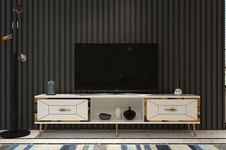 150x40 cm, Alb;Auriu