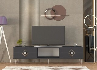 150x40 cm, Antracit;Argintiu