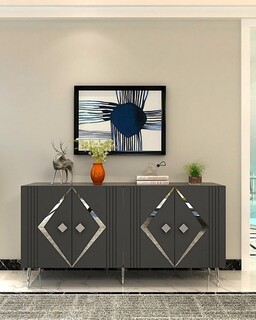 150x75x35 cm, Antracit;Argintiu