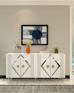 150x75x35 cm, Alb;Argintiu