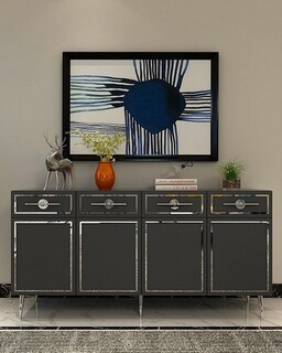 150x75x35 cm, Antracit;Argintiu