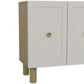 Consola, Olivia, Rosalinda KB150, 150x75x35 cm, PAL , Stejar Safir / Alb