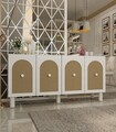 Consola, Chalmette, Notre KB150 Bohem, 150x75x35 cm, PAL , Stejar Safir / Hazeran