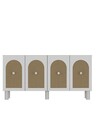 Consola, Chalmette, Notre KB150 Bohem, 150x75x35 cm, PAL , Stejar Safir / Hazeran