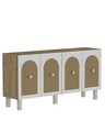 Consola, Chalmette, Notre KB150 Bohem, 150x75x35 cm, PAL , Stejar Safir / Hazeran