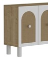 Consola, Chalmette, Notre KB150 Bohem, 150x75x35 cm, PAL , Stejar Safir / Hazeran