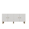 Consola, Olivia, Inci KB150 Bohem, 150x75x35 cm, PAL , Stejar Safir / Alb