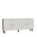 Consola, Olivia, Inci KB150 Bohem, 150x75x35 cm, PAL , Stejar Safir / Alb