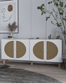 Consola, Chalmette, Inci KB150 Bohem, 150x75x35 cm, PAL , Stejar Safir / Hazeran