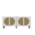 Consola, Chalmette, Inci KB150 Bohem, 150x75x35 cm, PAL , Stejar Safir / Hazeran
