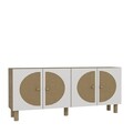Consola, Chalmette, Inci KB150 Bohem, 150x75x35 cm, PAL , Stejar Safir / Hazeran