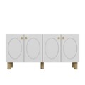 Consola, Olivia, Elisa KB150 Bohem, 150x75x35 cm, PAL , Stejar Safir / Alb