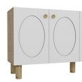 Consola, Olivia, Elisa KB150 Bohem, 150x75x35 cm, PAL , Stejar Safir / Alb