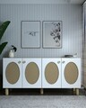 Consola, Chalmette, Elisa KB150 Bohem, 150x75x35 cm, PAL , Stejar Safir / Hazeran
