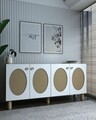 Consola, Chalmette, Elisa KB150 Bohem, 150x75x35 cm, PAL , Stejar Safir / Hazeran