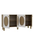 Consola, Chalmette, Elisa KB150 Bohem, 150x75x35 cm, PAL , Stejar Safir / Hazeran
