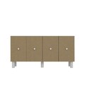 Consola, Chalmette, Mono KB150 Bohem, 150x75x35 cm, PAL , Stejar Safir / Hazeran