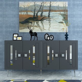 150x75x35 cm, Antracit;Argintiu