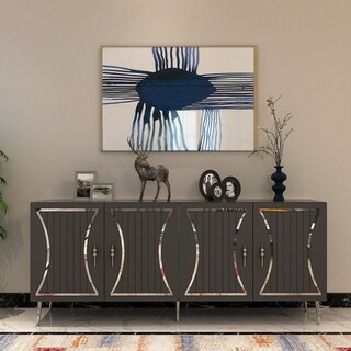 150x75x35 cm, Antracit;Argintiu