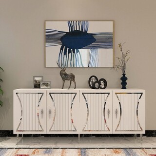 150x75x35 cm, Alb;Argintiu