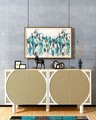 Consola, Chalmette, Wilder Bohem, 150x75x35 cm, PAL , Stejar Safir / Hazeran