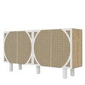Consola, Chalmette, Wilder Bohem, 150x75x35 cm, PAL , Stejar Safir / Hazeran
