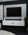 Comoda TV, Olivia, Kodaks, 150x33 cm, PAL , Alb