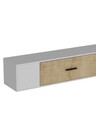 Comoda TV, Olivia, Kodaks, 150x33 cm, PAL , Stejar alb / safir