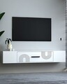 Comoda TV, Olivia, Kodaks L2, 150x33 cm, PAL , Alb