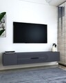 Comoda TV, Olivia, Kodaks L3, 150x33 cm, PAL , Antracit
