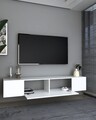 Comoda TV, Olivia, Kodaks L3, 150x33 cm, PAL , Alb