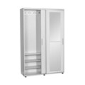 Cuier de perete, Adore, Prt-620-Bb-3, 120x187x38 cm, PAL, Alb