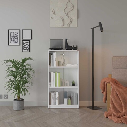 Corp biblioteca, Adore, Ktp-130-Bb-1, 58x106x23 cm, PAL, Alb