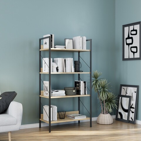 Corp biblioteca, Adore, Ktp-840-Ff-1, 73x136x35 cm, PAL, Stejar